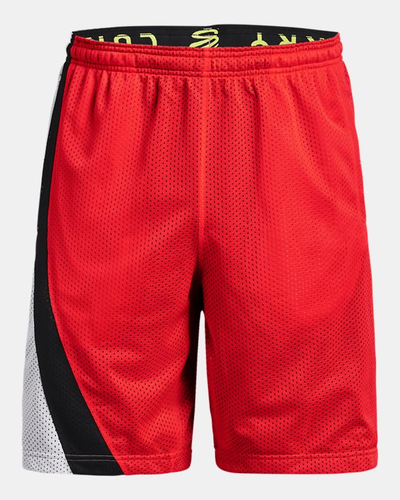 Men's Curry Splash 9" Shorts, Red, pdpMainDesktop image number 5